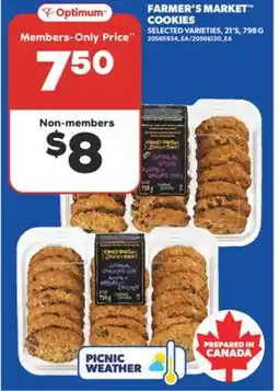 Real Canadian Superstore FARMER'S MARKET COOKIES, 21'S, 798 G offer