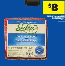 Real Canadian Superstore SUFRA HALAL LEAN GROUND BEEF, 454 G offer