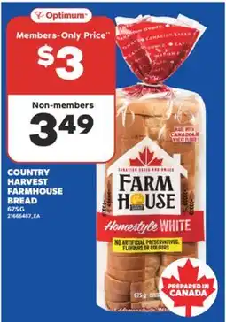 Real Canadian Superstore COUNTRY HARVEST FARMHOUSE BREAD, 675 G offer