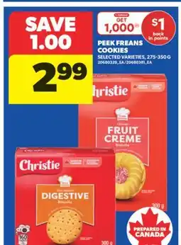 Real Canadian Superstore PEEK FREANS COOKIES, 275-350 G offer