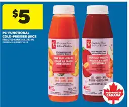 Real Canadian Superstore PC FUNCTIONAL COLD-PRESSED JUICE, 333 ML offer