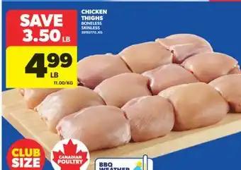 Real Canadian Superstore CHICKEN THIGHS BONELESS offer