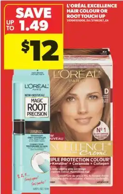 Real Canadian Superstore L' ORÉAL EXCELLENCE HAIR COLOUR OR ROOT TOUCH UP offer
