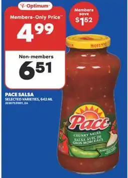 Real Canadian Superstore PACE SALSA, 642 ML offer
