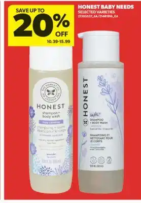 Real Canadian Superstore HONEST BABY NEEDS offer