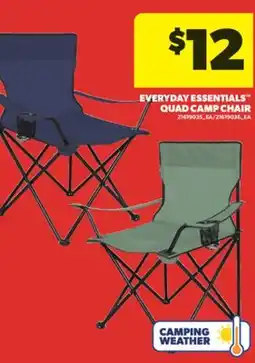 Real Canadian Superstore EVERYDAY ESSENTIALS QUAD CAMP CHAIR offer