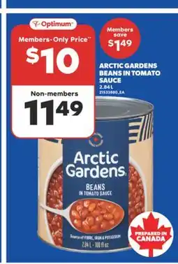 Real Canadian Superstore ARCTIC GARDENS BEANS IN TOMATO SAUCE offer