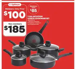 Real Canadian Superstore T-FAL INTUITION 9 PIECE COOKWARE SET offer