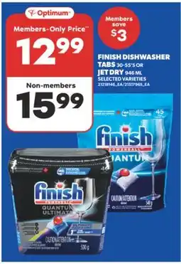 Real Canadian Superstore FINISH DISHWASHER TABS 30-55'S OR JET DRY 946 ML offer
