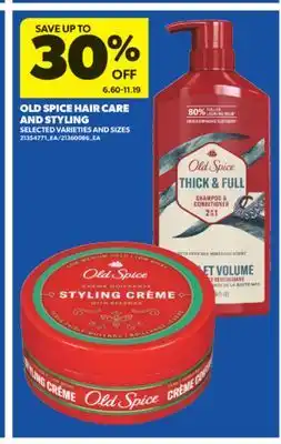 Real Canadian Superstore OLD SPICE HAIR CARE AND STYLING offer