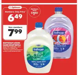 Real Canadian Superstore SOFTSOAP LIQUID HAND SOAP REFILL offer