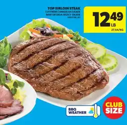 Real Canadian Superstore TOP SIRLOIN STEAK offer