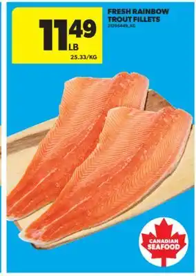 Real Canadian Superstore FRESH RAINBOW TROUT FILLETS offer