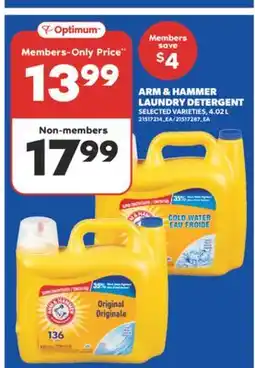 Real Canadian Superstore ARM & HAMMER LAUNDRY DETERGENT offer