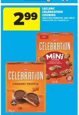 Real Canadian Superstore LECLERC CÉLÉBRATION COOKIES, 200-300 G EA offer