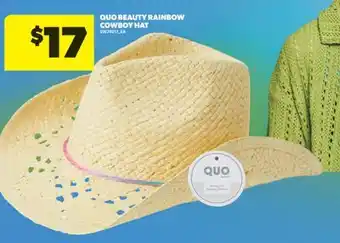 Real Canadian Superstore QUO BEAUTY RAINBOW COWBOY HAT offer