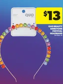 Real Canadian Superstore QUO BEAUTY GEMSTONE FESTIVAL HEADBAND offer
