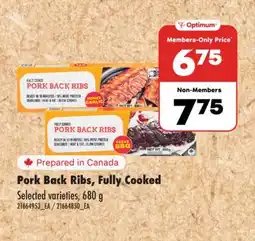 Real Canadian Superstore PORK BACK RIBS, FULLY COOKED, 680 G offer