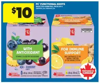 Real Canadian Superstore PC FUNCTIONAL SHOTS, PACK OF 4 offer