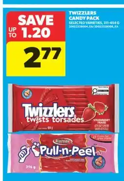 Real Canadian Superstore TWIZZLERS CANDY PACK, 311-454 G offer