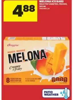 Real Canadian Superstore MELONA ICE BARS, 560 ML offer