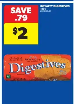 Real Canadian Superstore ROYALTY DIGESTIVES, 400 G offer
