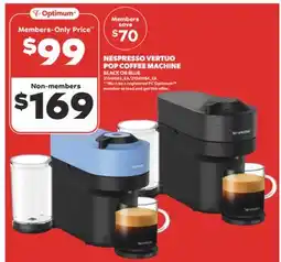 Real Canadian Superstore NESPRESSO VERTUO POP COFFEE MACHINE offer