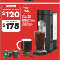 Real Canadian Superstore NINJA PODS & GROUNDS SINGLE SERVE COFFEE MACHINE offer