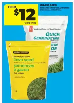 Real Canadian Superstore GRASS SEED offer