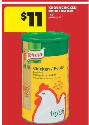 Real Canadian Superstore KNORR CHICKEN BOUILLON MIX, 1 KG offer