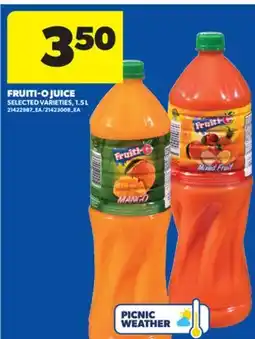Real Canadian Superstore FRUITI-O JUICE, 1.5 L offer