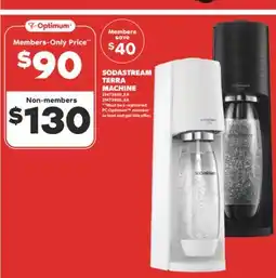 Real Canadian Superstore SODASTREAM TERRA MACHINE offer