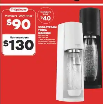 Real Canadian Superstore SODASTREAM TERRA MACHINE offer