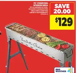 Real Canadian Superstore PC CHARCOAL SPIEDINI GRILL offer