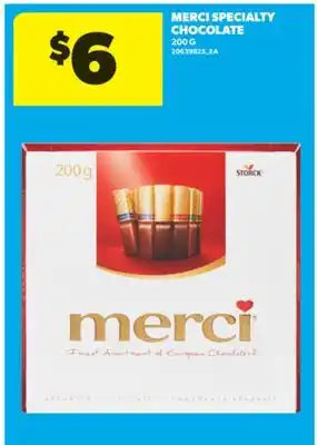 Real Canadian Superstore MERCI SPECIALTY CHOCOLATE, 200 G offer