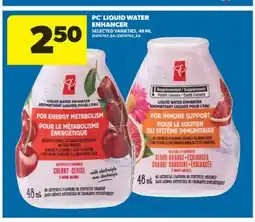 Real Canadian Superstore PC LIQUID WATER ENHANCER, 48 ML offer