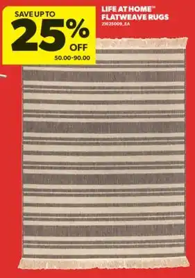 Real Canadian Superstore LIFE AT HOME FLATWEAVE RUGS offer