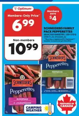 Real Canadian Superstore SCHNEIDERS FAMILY PACK PEPPERETTES, 250-375 G offer
