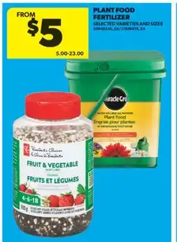 Real Canadian Superstore PLANT FOOD FERTILIZER offer