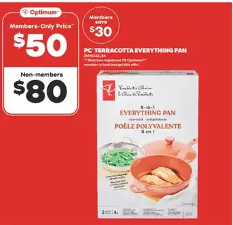 Real Canadian Superstore PC TERRACOTTA EVERYTHING PAN offer
