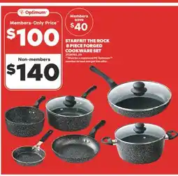 Real Canadian Superstore STARFRIT THE ROCK 8 PIECE FORGED COOKWARE SET offer