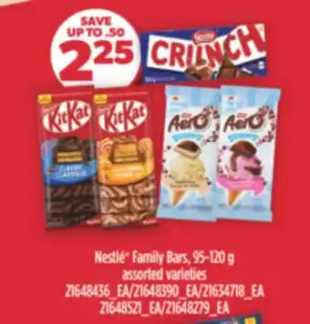 Real Canadian Superstore NESTLÉ FAMILY BARS, 95-120 G offer