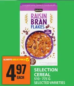 Food Basics SELECTION CEREAL offer