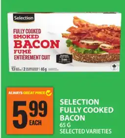 Food Basics SELECTION FULLY COOKED BACON offer