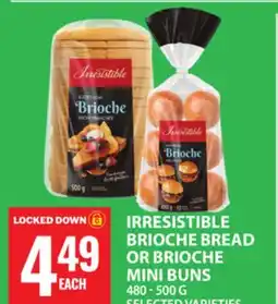 Food Basics IRRESISTIBLE BRIOCHE BREAD OR BRIOCHE MINI BUNS offer