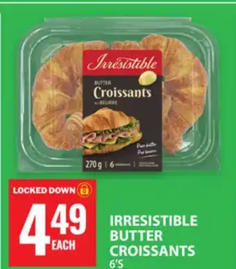 Food Basics IRRESISTIBLE BUTTER CROISSANTS offer