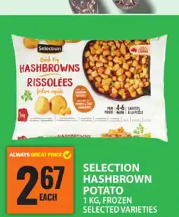 Food Basics SELECTION HASHBROWN POTATO offer
