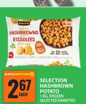 Food Basics SELECTION HASHBROWN POTATO offer