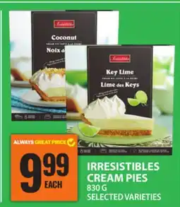 Food Basics IRRESISTIBLES CREAM PIES offer