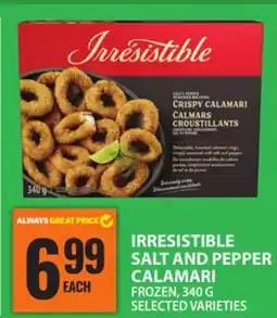 Food Basics IRRESISTIBLE SALT AND PEPPER CALAMARI offer